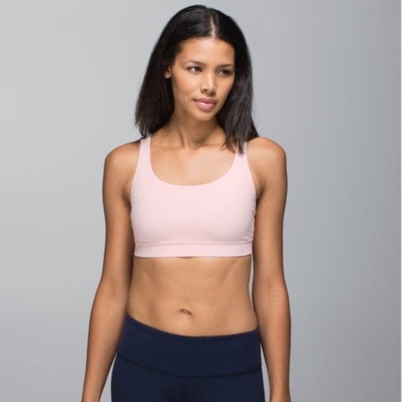 Lululemon Energy Bra Parfait Pink - Picture 2 of 8